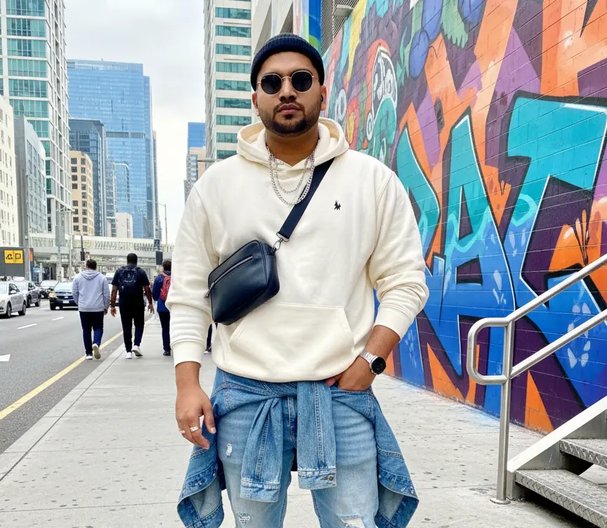 Urban Street Fashion Portrait