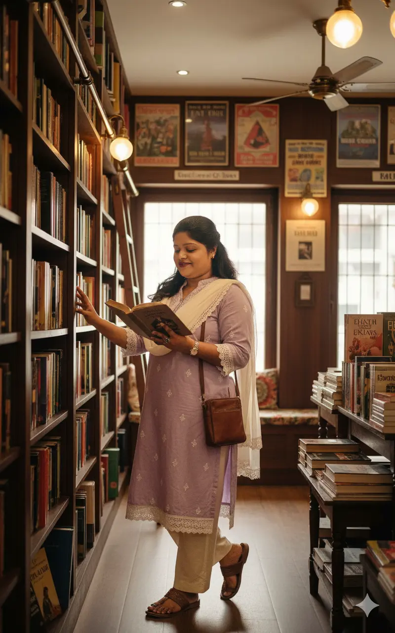 Vintage 90s Bookstore Charm - Women